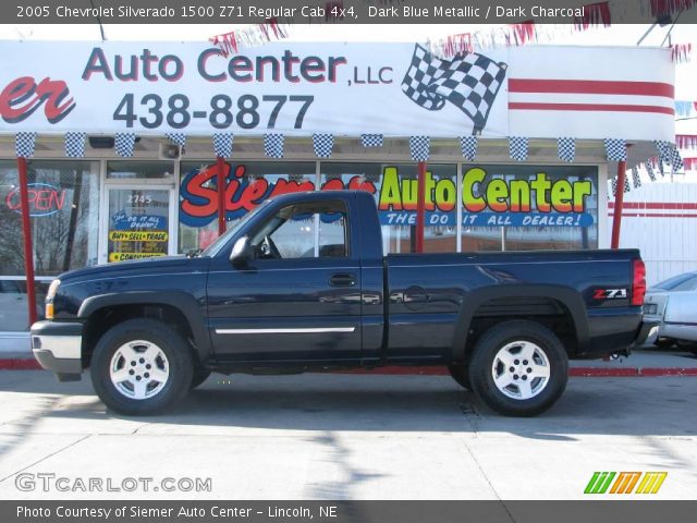 2005 Chevrolet Silverado 1500 Z71 Regular Cab 4x4 in Dark Blue Metallic