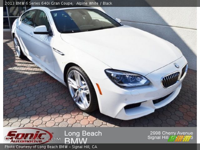 2013 BMW 6 Series 640i Gran Coupe in Alpine White