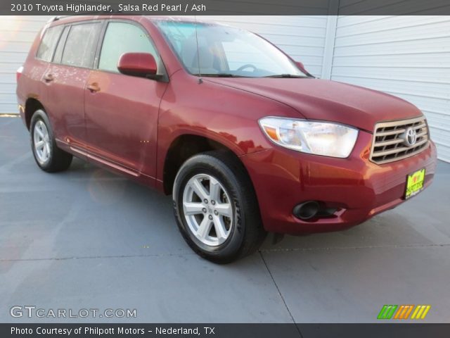2010 Toyota Highlander  in Salsa Red Pearl