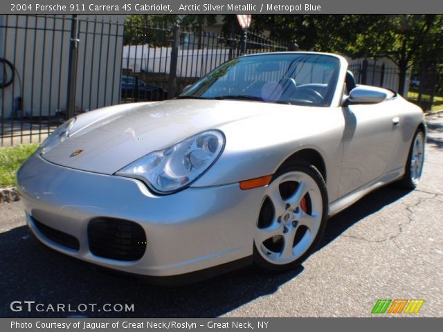 2004 Porsche 911 Carrera 4S Cabriolet in Arctic Silver Metallic