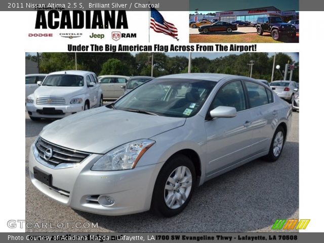 2011 Nissan Altima 2.5 S in Brilliant Silver