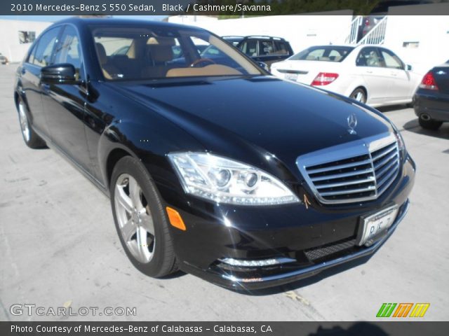 2010 Mercedes-Benz S 550 Sedan in Black