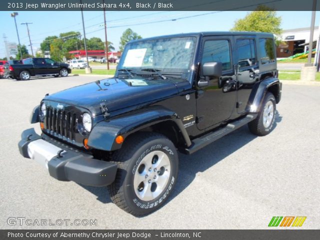 2013 Jeep Wrangler Unlimited Sahara 4x4 in Black