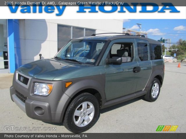 2005 Honda Element EX AWD in Galapagos Green Metallic