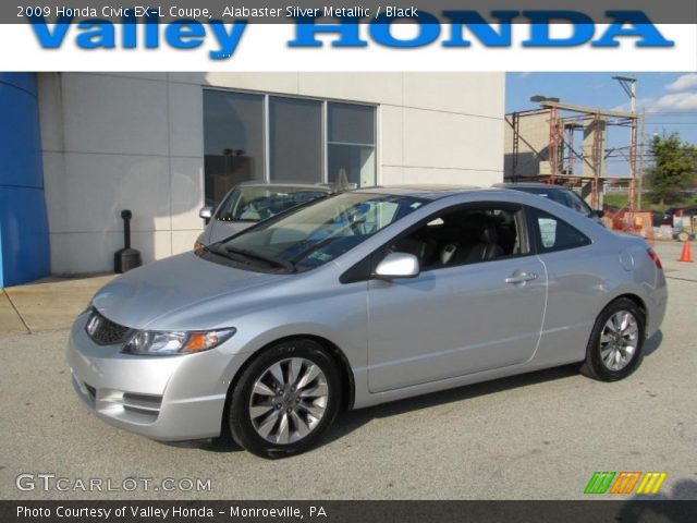 2009 Honda Civic EX-L Coupe in Alabaster Silver Metallic