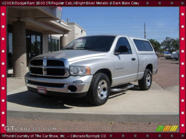 2003 Dodge Ram 1500 ST Regular Cab in Bright Silver Metallic