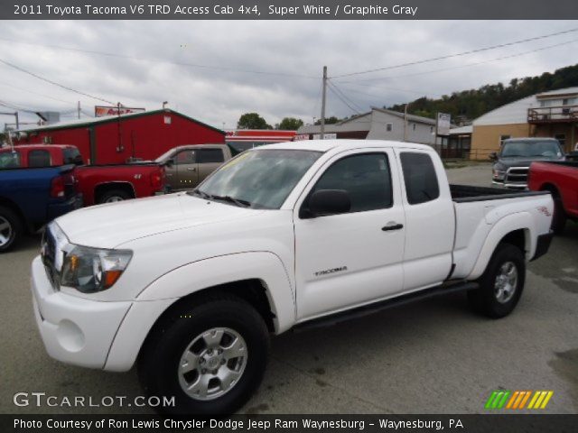 2011 Toyota Tacoma V6 TRD Access Cab 4x4 in Super White