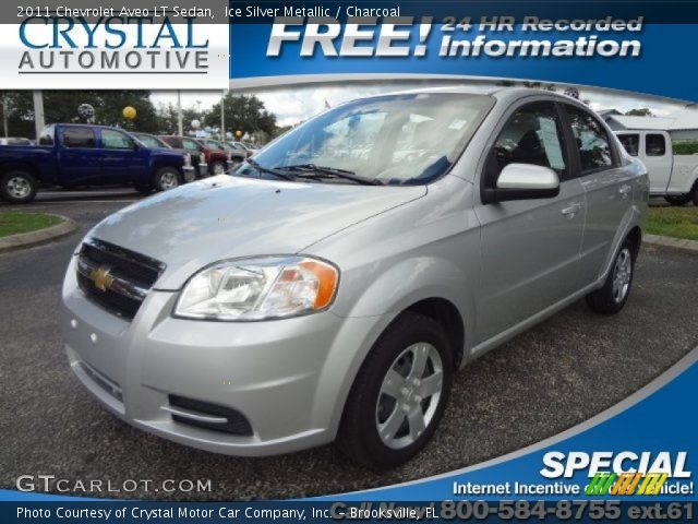 2011 Chevrolet Aveo LT Sedan in Ice Silver Metallic