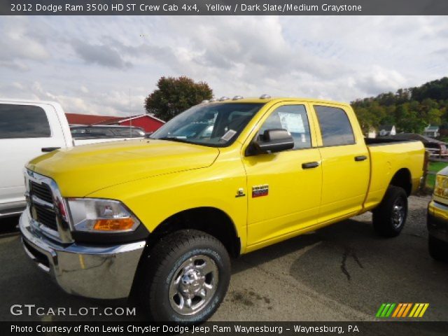 2012 Dodge Ram 3500 HD ST Crew Cab 4x4 in Yellow
