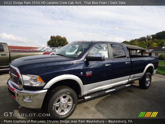 2012 Dodge Ram 3500 HD Laramie Crew Cab 4x4 in True Blue Pearl