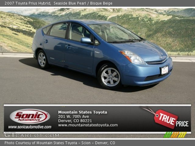 2007 Toyota Prius Hybrid in Seaside Blue Pearl