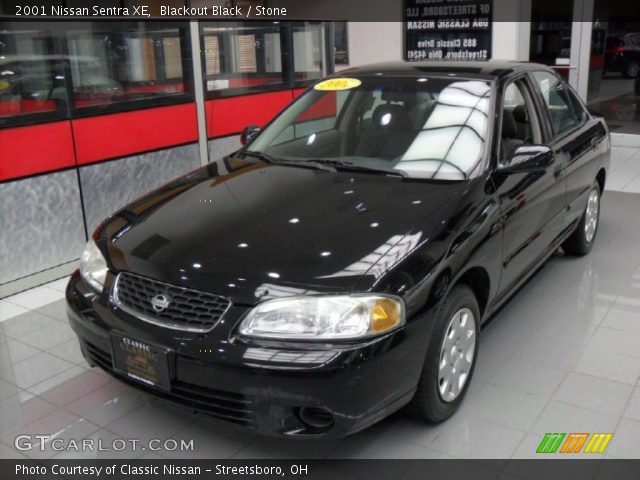 2001 Nissan Sentra XE in Blackout Black