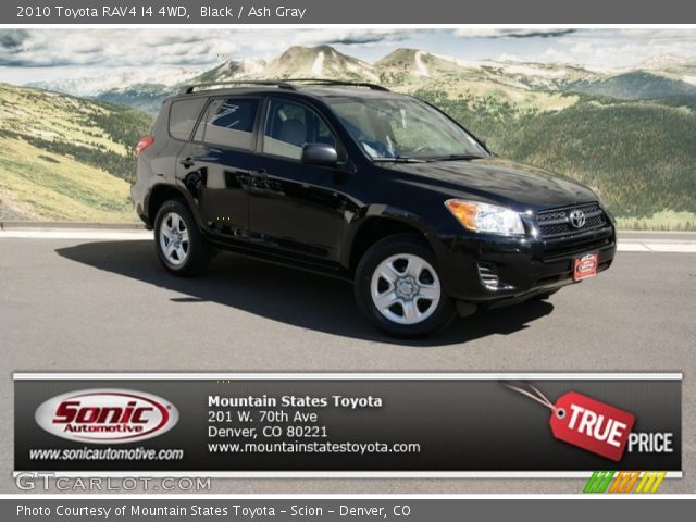 2010 Toyota RAV4 I4 4WD in Black