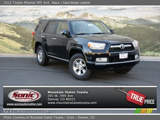 2013 Toyota 4Runner SR5 4x4 in Black