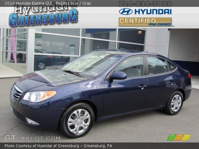 2010 Hyundai Elantra GLS in Regatta Blue