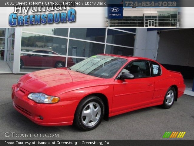 2001 Chevrolet Monte Carlo SS in Torch Red