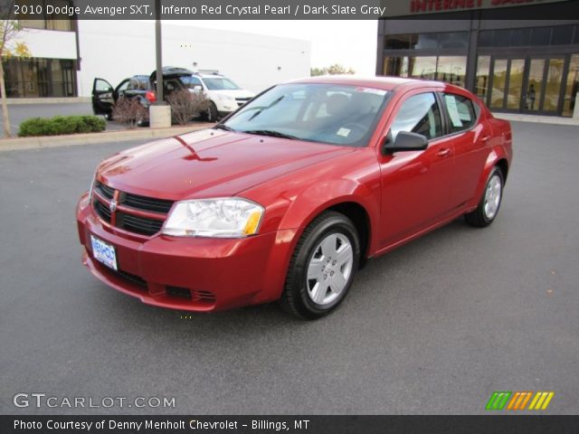 2010 Dodge Avenger SXT in Inferno Red Crystal Pearl