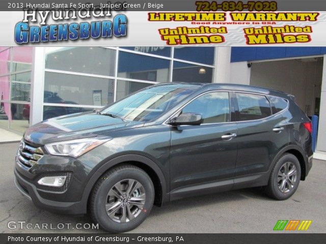 2013 Hyundai Santa Fe Sport in Juniper Green
