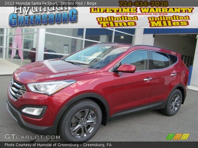 2013 Hyundai Santa Fe Sport in Serrano Red