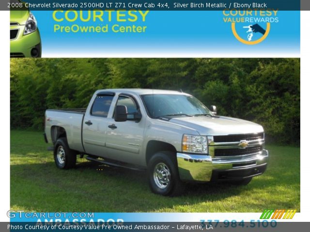 2008 Chevrolet Silverado 2500HD LT Z71 Crew Cab 4x4 in Silver Birch Metallic