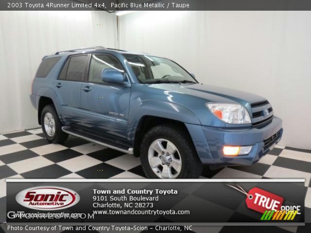 2003 Toyota 4Runner Limited 4x4 in Pacific Blue Metallic