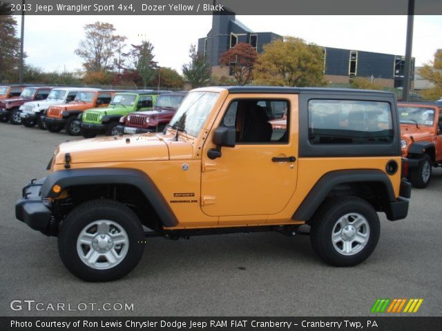 2013 Jeep Wrangler Sport 4x4 in Dozer Yellow