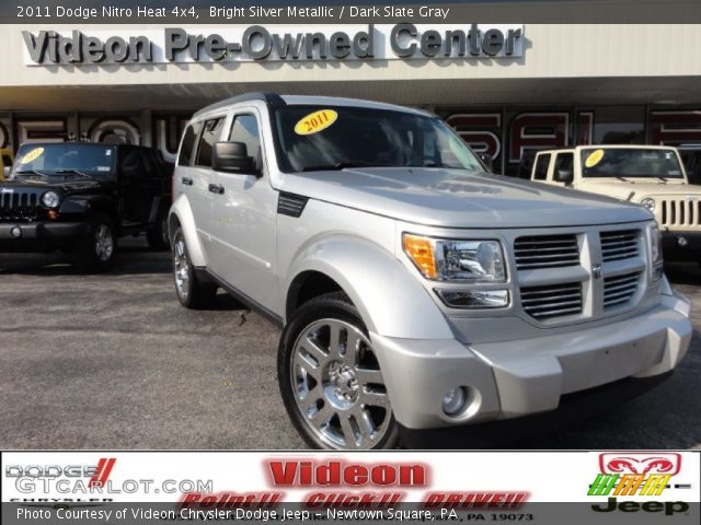 2011 Dodge Nitro Heat 4x4 in Bright Silver Metallic