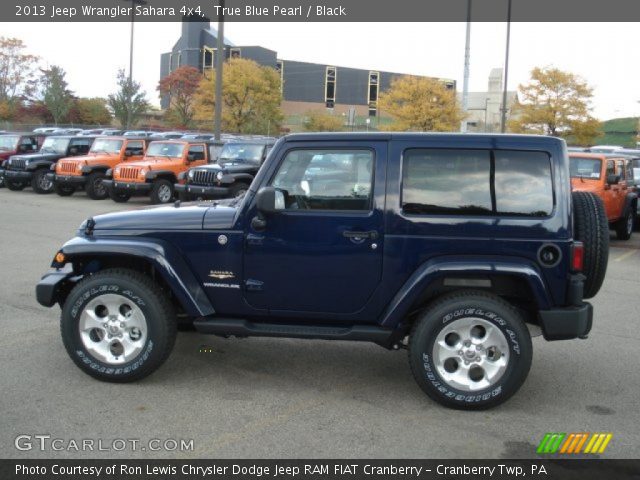 2013 Jeep Wrangler Sahara 4x4 in True Blue Pearl