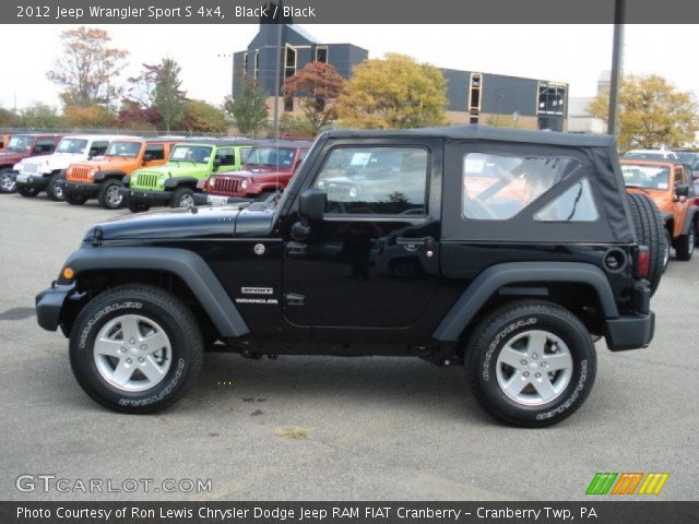2012 Jeep Wrangler Sport S 4x4 in Black