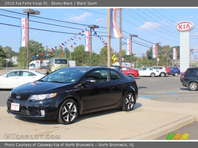 2010 Kia Forte Koup SX in Ebony Black