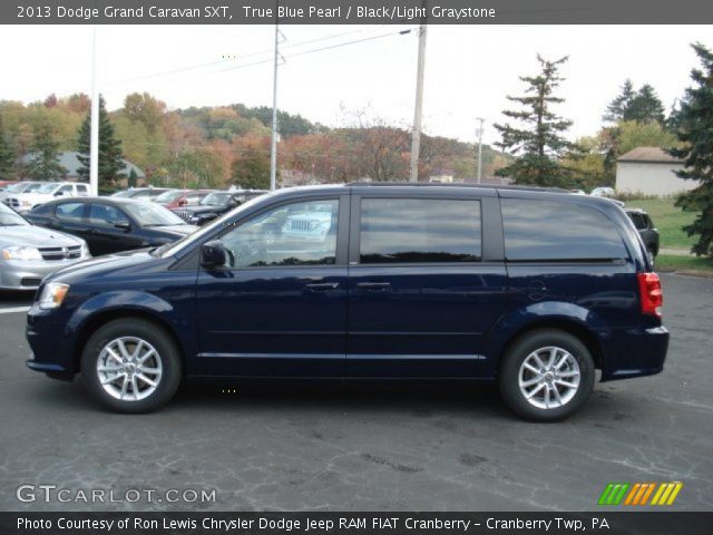 2013 Dodge Grand Caravan SXT in True Blue Pearl