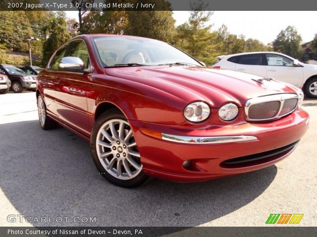 2007 Jaguar X-Type 3.0 in Chili Red Metallic