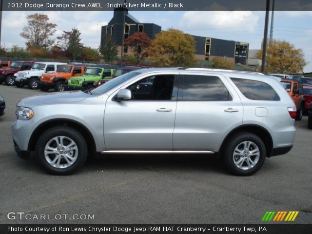 2012 Dodge Durango Crew AWD in Bright Silver Metallic
