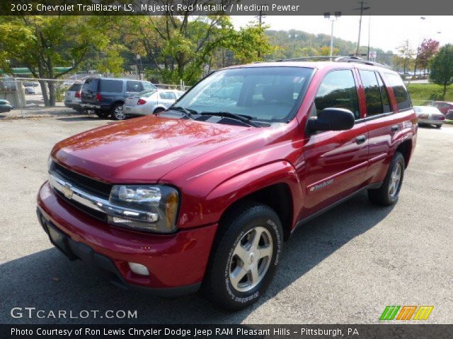 2003 Chevrolet TrailBlazer LS in Majestic Red Metallic