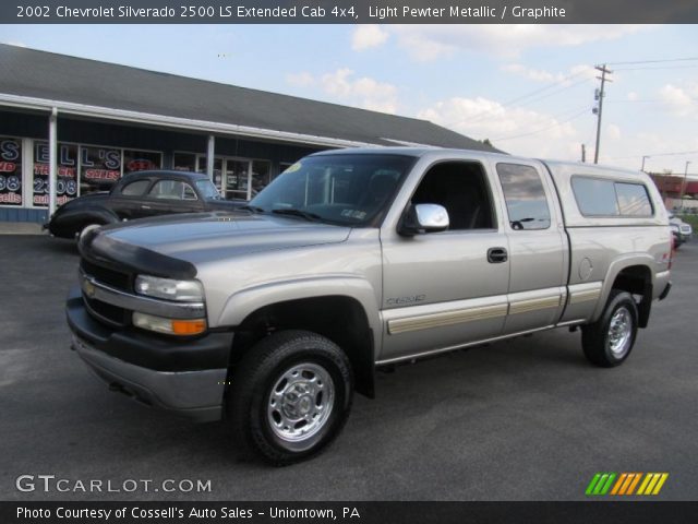 2002 Chevrolet Silverado 2500 LS Extended Cab 4x4 in Light Pewter Metallic