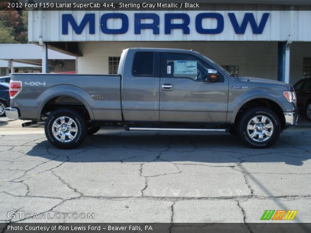 2012 Ford F150 Lariat SuperCab 4x4 in Sterling Gray Metallic