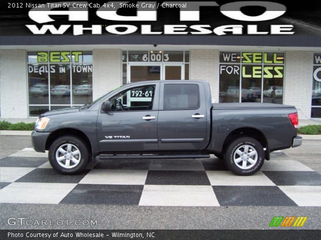 2012 Nissan Titan SV Crew Cab 4x4 in Smoke Gray