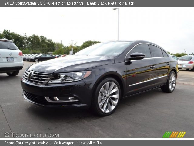 2013 Volkswagen CC VR6 4Motion Executive in Deep Black Metallic