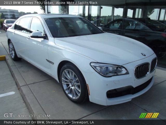 2013 BMW 7 Series 740Li Sedan in Alpine White