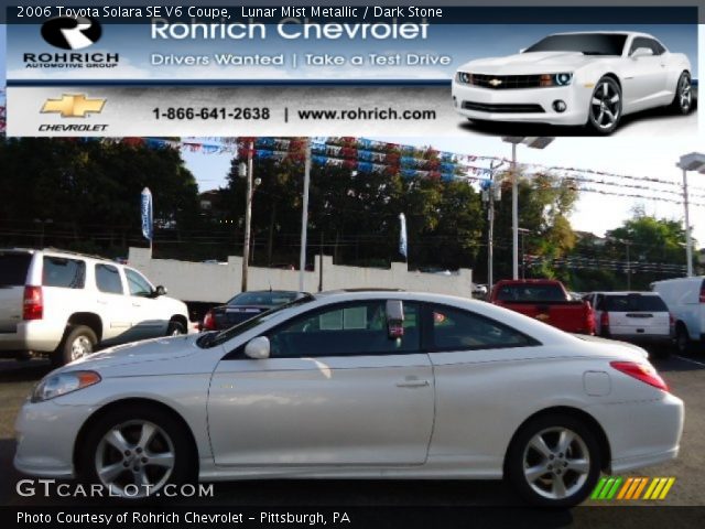 2006 Toyota Solara SE V6 Coupe in Lunar Mist Metallic