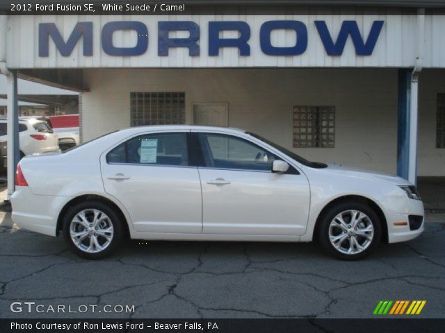 2012 Ford Fusion SE in White Suede