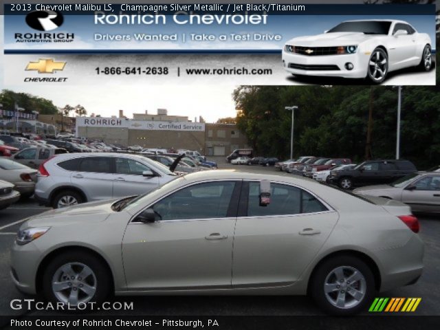 2013 Chevrolet Malibu LS in Champagne Silver Metallic