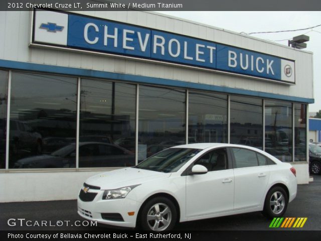 2012 Chevrolet Cruze LT in Summit White
