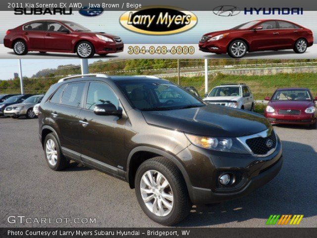 2011 Kia Sorento EX AWD in Java Brown