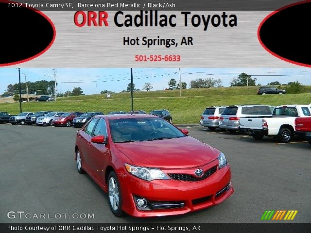 2012 Toyota Camry SE in Barcelona Red Metallic