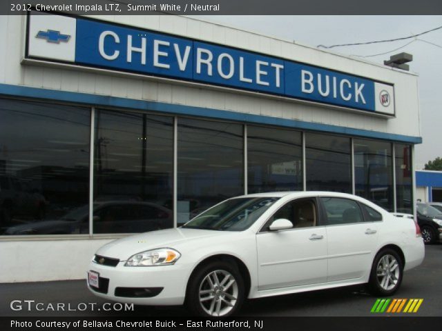 2012 Chevrolet Impala LTZ in Summit White