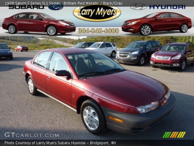 1998 Saturn S Series SL1 Sedan in Brilliant Red Metallic