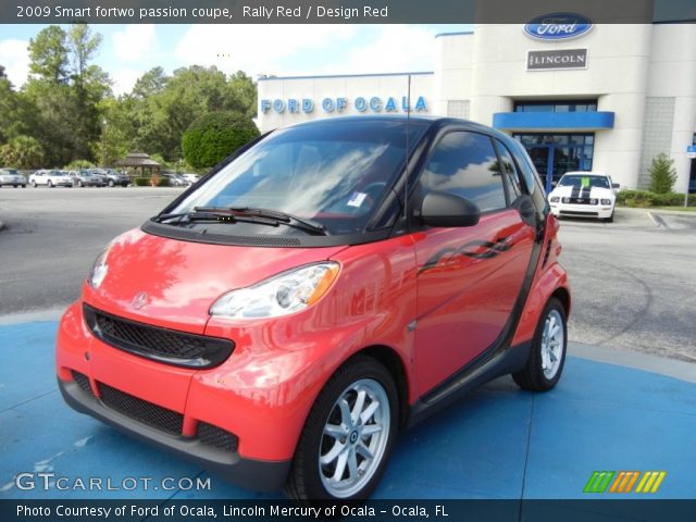 2009 Smart fortwo passion coupe in Rally Red