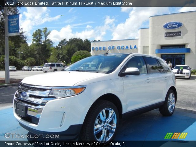 2013 Ford Edge Limited in White Platinum Tri-Coat
