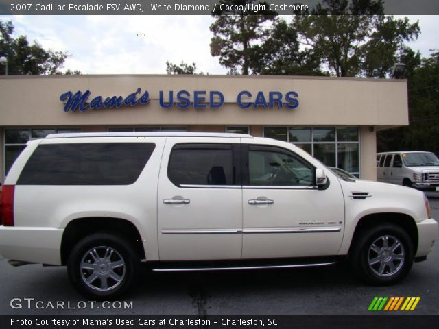 2007 Cadillac Escalade ESV AWD in White Diamond